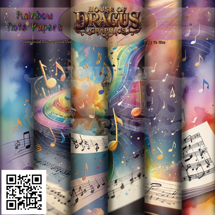 (image for) HODGLD-Rainbow Note Paper